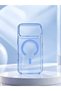 iPhone 18 Pro Compatible Camera Edge Protected Ic Animation Magsafe Transparent Case Slim Durable Non-Yellowing (Bottom Part Open)