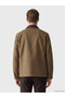 Rmz Gi̇yi̇m Farkiyla Contrast Roba Collar Men's Jacket - 5
