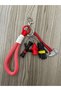 Firefighter Themed Keychain – Featuring Hose, Hydrant, Axe, Nozzle, and Gloves - 2