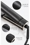 Black Multi-Temperature Hair Straightener, Wide Ceramic Plate 2-in-1 Flat Iron for Straightening & Curling, Professional Home Hair Styling Iron - 2