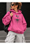 Women's Oversize Hooded Sweatshirt Plant Root Graphic Printed Long Sleeve with Kangaroo Pocket - 2