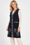 Women's Middle-Aged and Older Women's Long Mother's Knitwear Vest 1260 - 2