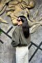 Snap Detailed Zippered Bomber Jacket Sun568 - 6