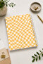 Yellow Text Patterned A5 Spiral Colorful Notebook 45 Sheets 90 Pages 300 Gr Cover Pytkdftr008 - 3