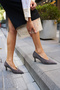 Mino Women's Mink Suede Genuine Heel Stiletto - 7
