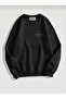 Children's Anthracite Essentials Printed Oversize Sweatshirt