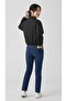 Zippered Lined Stand Collar Crop Jacket - 6