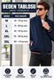 Men's College Collar Windbreaker Raincoat with Zipper Pockets Seasonal Coat Jacket - 5