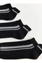 Striped Men's Bootie Socks 3-Pack for Style Enthusiasts from Uzg Store - 2