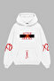 The Weeknd after Hours Printed White Oversize Unisex Hoodie - 2