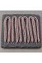 Pearl String Silver Reflection Salmon Pink 4*2,5 mm – Natural Texture Royal Series (63316) - 2
