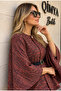 4S Women's Belted Unlined Tweed Poncho Coat - 5
