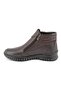 24402004 K Genuine Leather Ultra Comfort Anatomical Flexible Sole Women's Daily Double Zipper Boots - 6