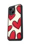Spark 40C Compatible Red Heart Patterned Camera Protected Shockproof Case - 5