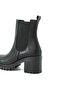 Dusan Black Leather Rubber Detailed Women's Boots - 2