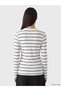 Lcw Everyday Ecru Crew Neck Striped Women's Bodysuit - 4