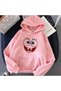 Sponge Printed Premium Oversize Hooded 3 Thread Cotton Sweatshirt