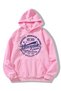 New York Printed Premium Oversize Hooded 3 Thread Cotton Sweatshirt