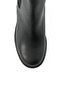 Dusan Black Leather Rubber Detailed Women's Boots - 5