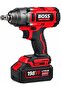 Cordless Brushless Impact Wrench Kit – Heavy Duty Rechargeable Lithium Electric Torque Gun with Tungsten Steel Shaft, LED Light & Tool Storage Case - 4