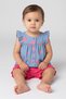 Toddlers Girl 2 Pcs Floral Print Dress With Shorts Set, Multicolor