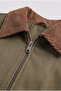 Trucker Model Velvet Collared Jacket - 2