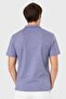 Men Regular Fit Embroidered Logo Short Sleeve Polo Shirt, Denim Blue - 4