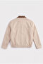 Trucker Model Velvet Collared Jacket - 4