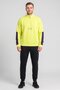 Men Loose Fit Long Sleeve Training Sweatshirt, Yellow - 2