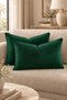Green velvet pillow - 3