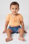Toddlers Girl 2 Pcs Textured Top And Shorts Set, Multicolor