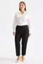 Elastic Waistband, Slit Detail Pants