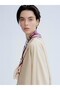 Alita City Lcw Accessories Ecru Satin Patterned Women's Bandana with a Difference - 3
