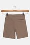 Kids Boy Brand Logo Basic Shorts, Tan - 3