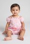 Toddlers Girl 2 Pcs Floral Print Dress With Shorts Set, Multicolor