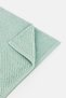 Cotton Textured Bath Towel, Light Turquoise - 3