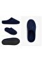 Men's Winter House Slippers with Ribbed Inner Fleece, Lightweight Gondola Model (3 Pairs) - 3