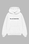 The Last Brainstorm Back Printed White Oversize Unisex Hoodie - 2