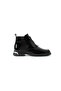 Lavrio Genuine Leather Black Patent Leather Women's Daily Boots - 3