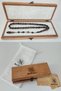 Mücahit Şener Mastercrafted Ebony Wood Prayer Beads |   Silver Detailed Pen with Carved Imame |   Vip Product - 3