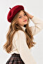 Girl's Felt French Beret - 6-12 Years Old Painter's Hat Winter Children's Beret - 2