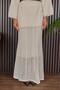 Women's High-Waisted Belt Detailed Stylish Knitwear Skirted Lined Two-Piece Set - 5