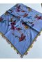 Hand Work Needlepointed Square Writing 100X100 cm Handcrafted - 3