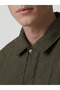 Khaki Regular Fit Quilted Men's Coat - 3
