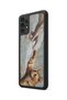 Samsung Galaxy A13 / A23 Compatible Orange Cat Pattern Shockproof Case with Camera Protection - 6