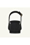 Pointed Toe Buckle Open Back Short Heel 5-cm Classic Rosewood Women's Shoes-New Model - 6