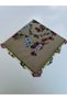 Hand Work Needlepointed Square Writing 100X100 cm Handcrafted - 3