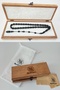 Mücahit Şener's Masterly Crafted Black Wood Prayer Beads |   Silver Detailed Pen with Carved Imame |   Vip Product - 3