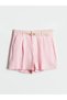 Texx Store Quality Lcw Vision Pink Women's Shorts with Waist Belt - 5