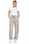 Women's Comfortable Fit Sweatpants with Double Piping on the Sides, Zipper Pocket Detail, Blue, Navy Blue, Black, Burgundy, Khaki, Gray - 2